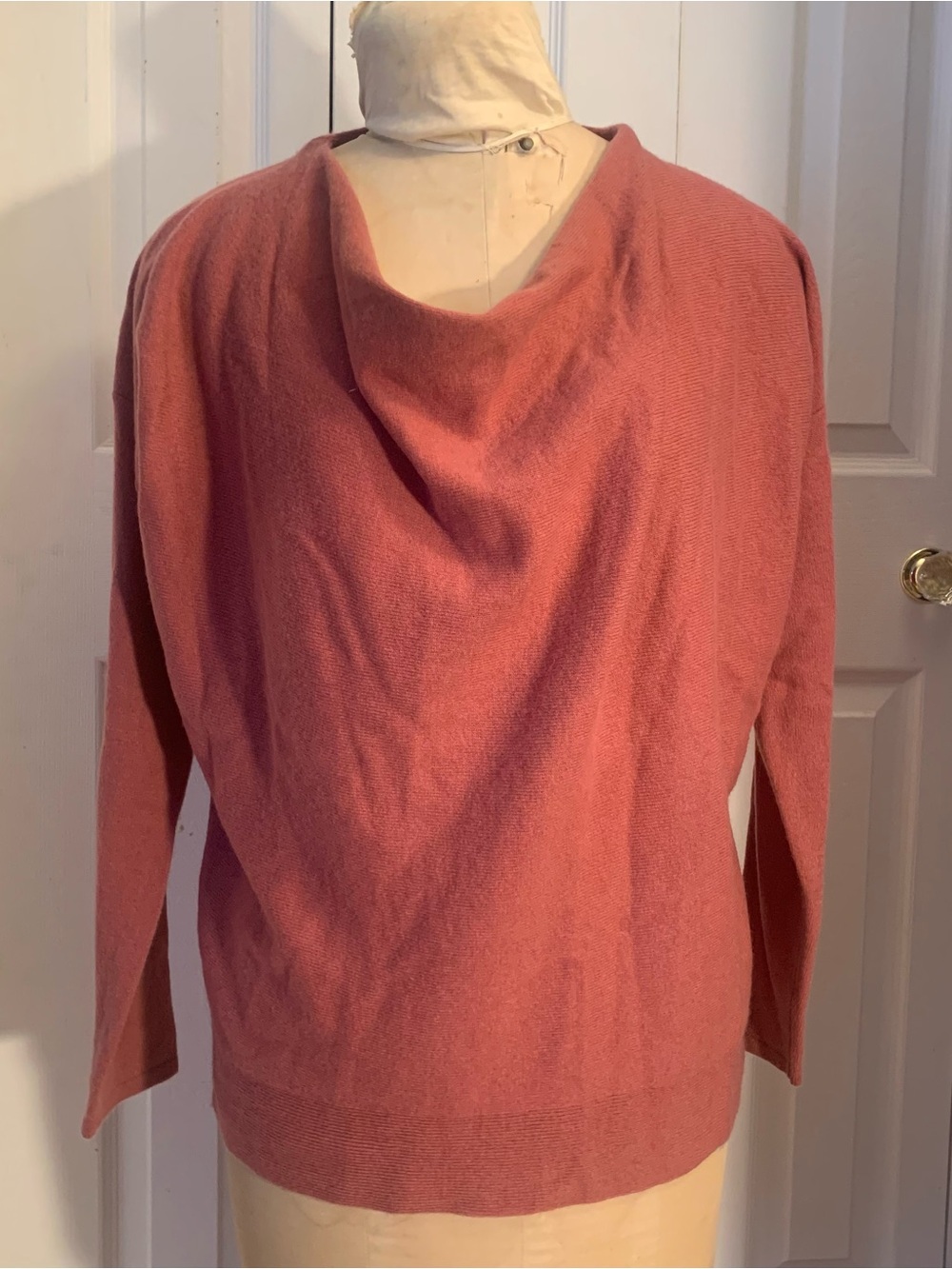 Sundance Dusty Rose Cowl Sweater